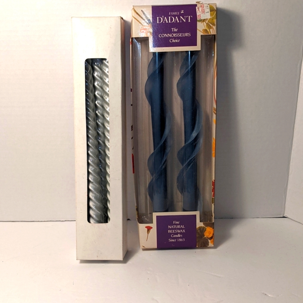 NIB Vintage Twisted 12" Candles